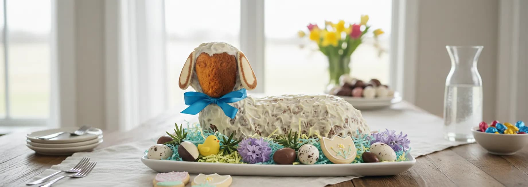 recipe image Великодній торт «Ягня»