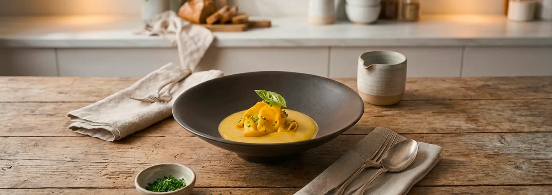 recipe image Гарбузовий суп. Рецепт від партнера Debic